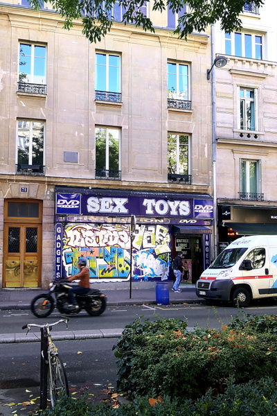Sex Toy Shop in Paris, France