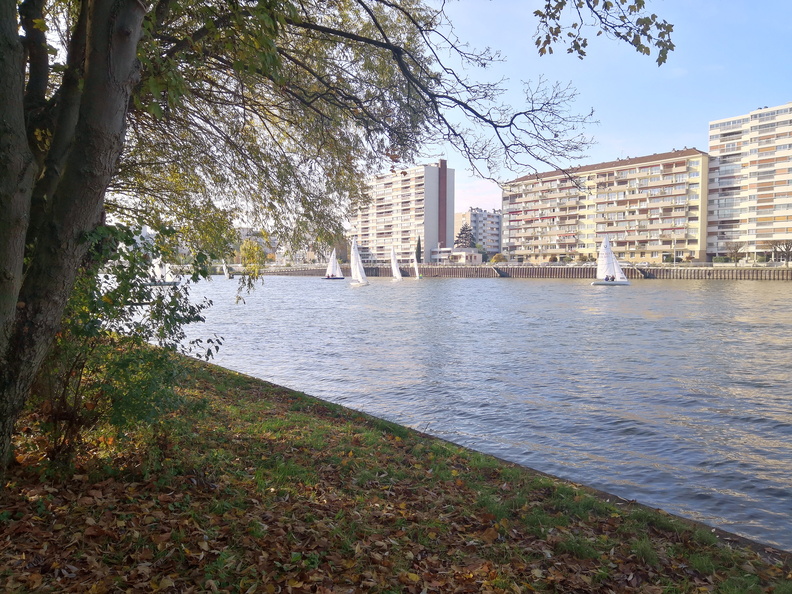 Tranquil Riverbank Scene in France