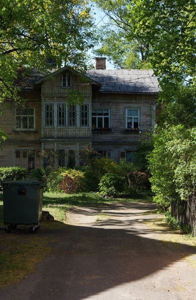 Serene Residential Scene in Riga, Latvia