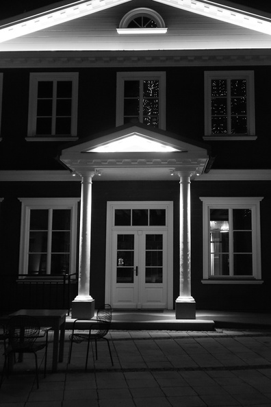 Elegant Nighttime Architecture