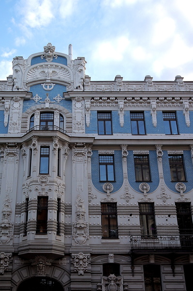 Historic Building with Baroque Architecture in a European Cityscape