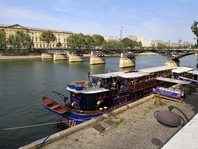 A Scenic View of the Seine River in Paris, France