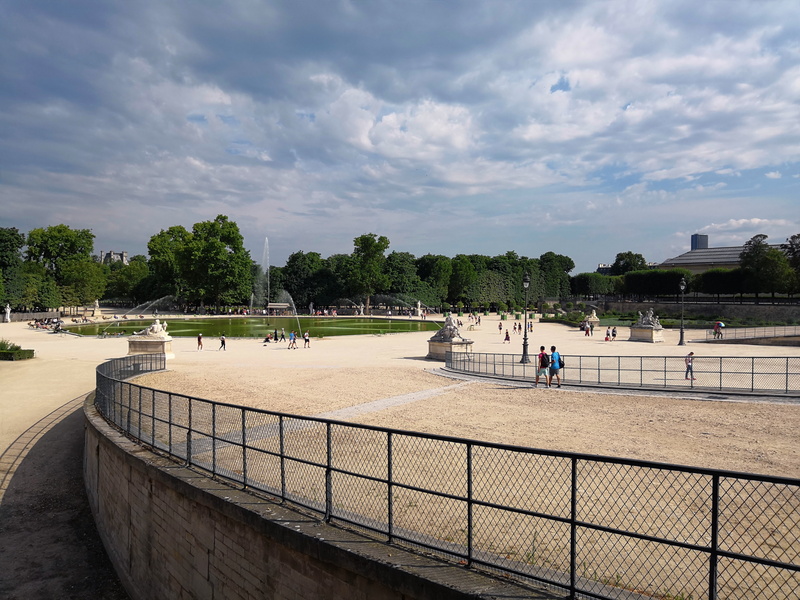 Serene Park in Paris, France