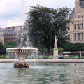 Serene Fountain in a Park, Paris