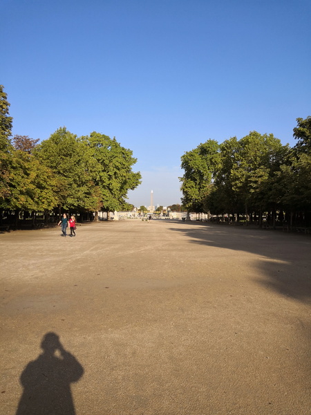 Quiet Moment in a Parisian Park