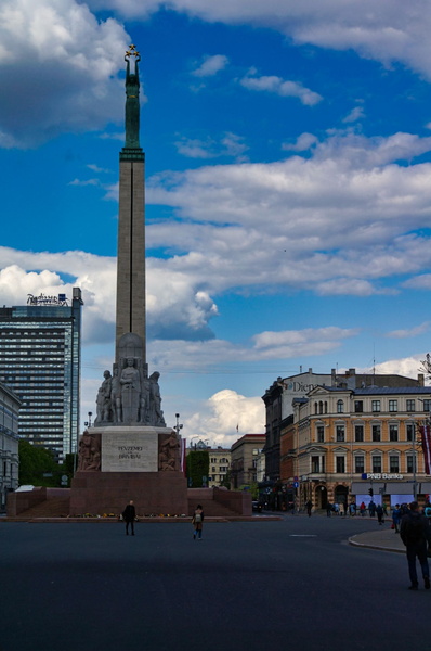 Historical Monument in the Heart of Riga, Latvia
