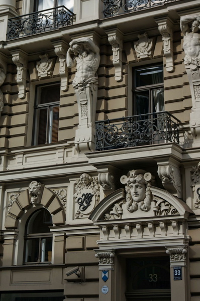 Historic European Building with Elegant Facade