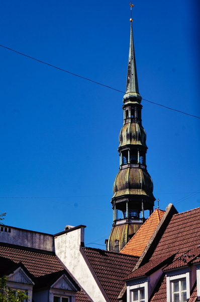 Riga Church with Steeple
