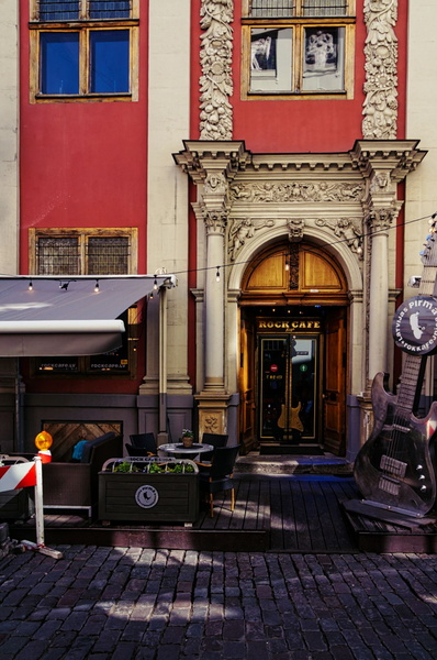 Historic European Street Scene