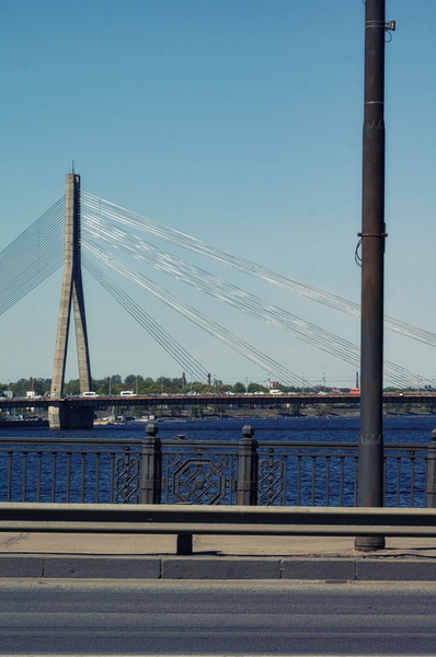 Riga Bridge: A View from the Ground