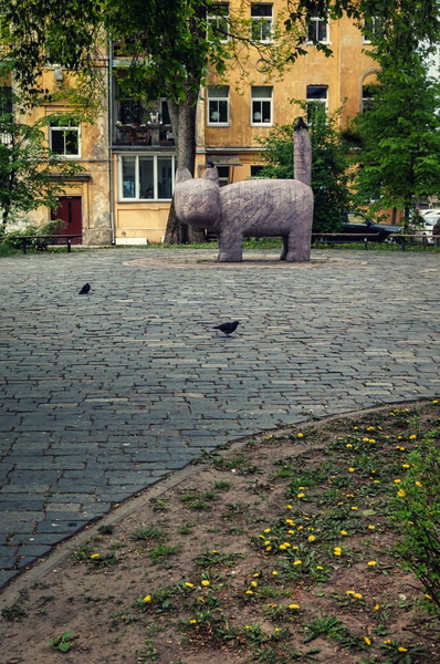 Whimsical Courtyard