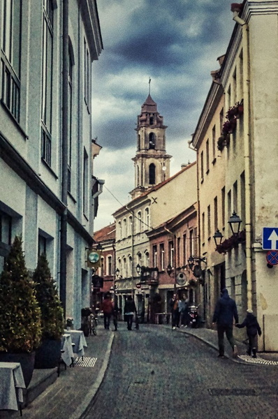 Narrow Street in Vilnius