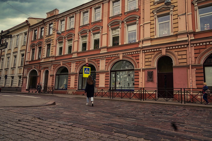 A Moment of Quiet in an Old European Town