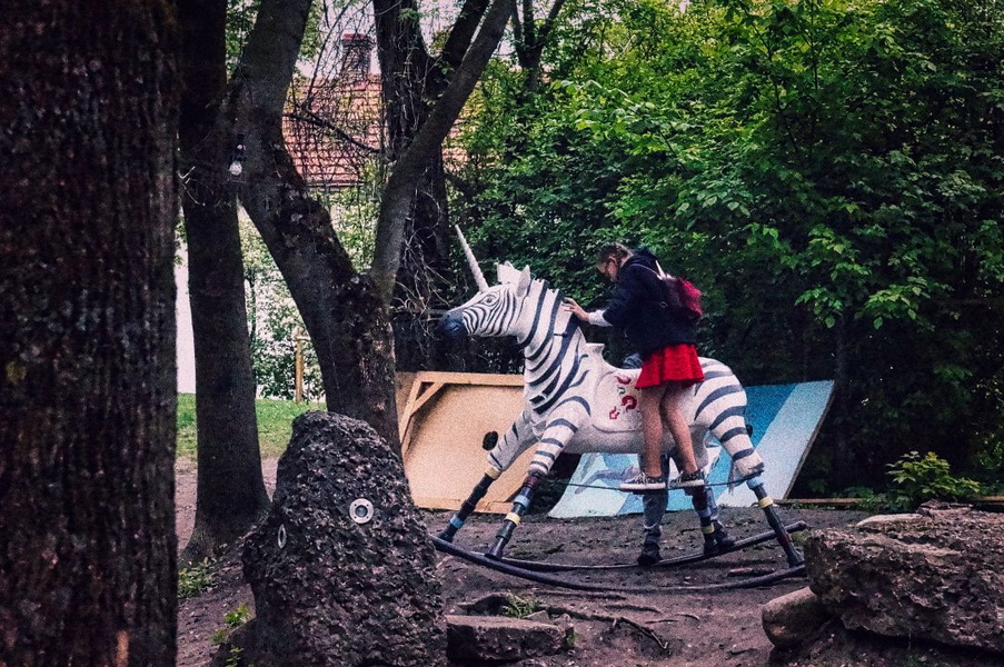 Zebra Statue in Vilnius, Lithuania - A Surprising Encounter