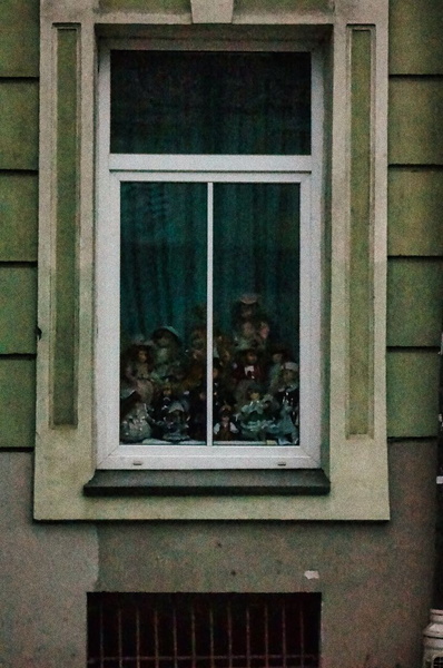 Elegant Window Display in Vilnius, Lithuania
