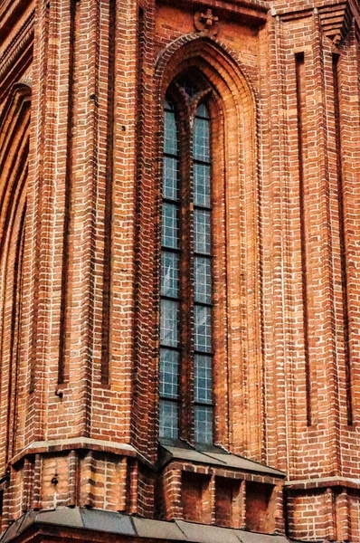 Historic Gothic Church in Vilnius, Lithuania