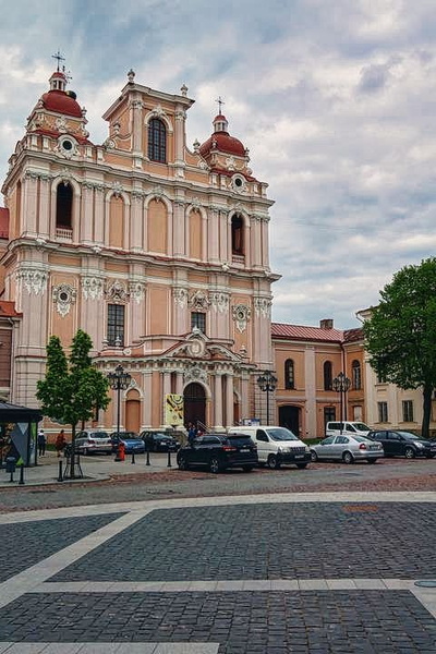 Historic Church in Vilnius, Lithuania