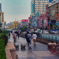 City Walkway Amidst Rain, Shenyang