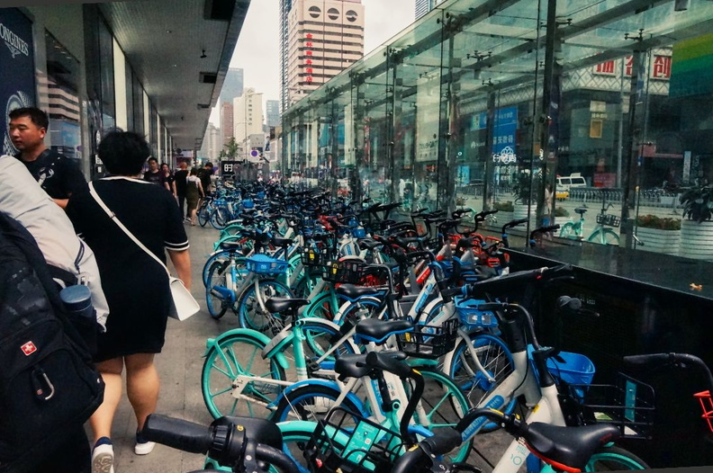 Vibrant Bicycle Park in Shenyang, China: A Testament to the City's Cycling Infrastructure