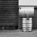Urban Scene with a Barrel and Door