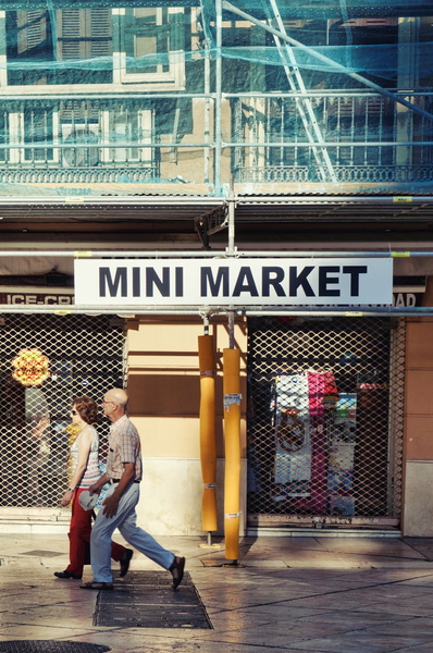Malaga Minimarket - A Daily Scene in the City