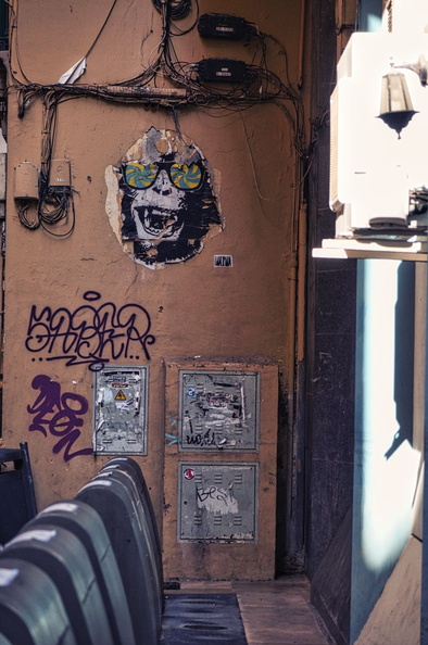 Vibrant Street Art in a Malaguenian Urban Environment