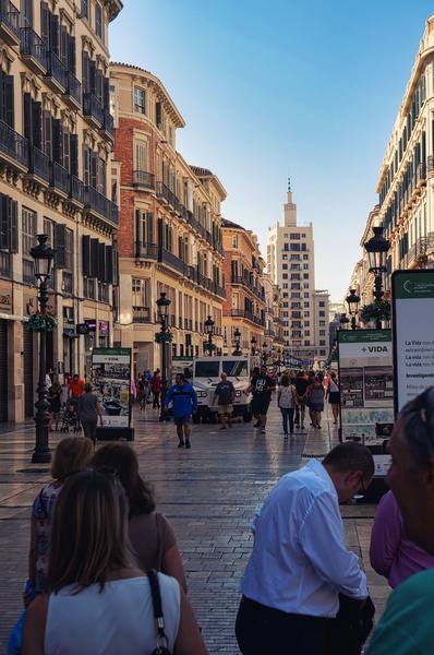 Vibrant Malaga Street Scene