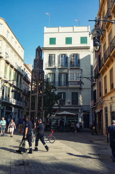 Vibrant Malaga Street: A Glimpse of Daily Life in the Heart of Spain