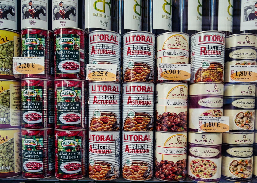 Eclectic Variety of Canned Goods