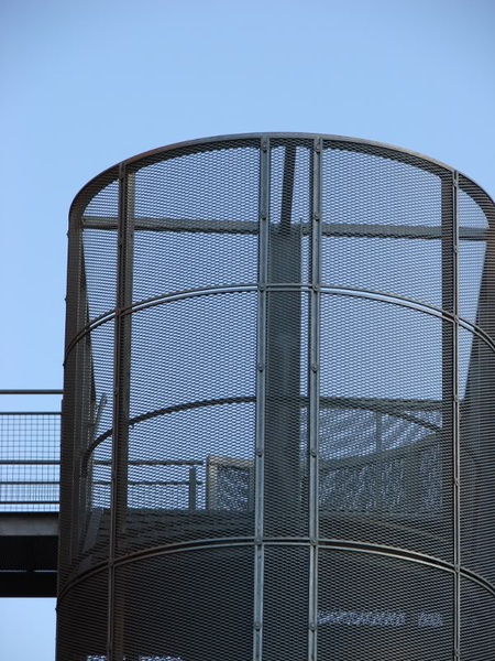 Contemporary Metal Artwork in an Urban Setting