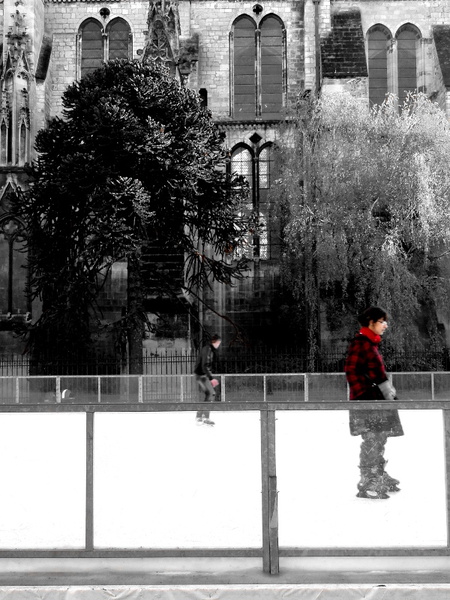 Winter Activities in a European City