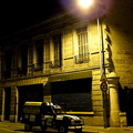 Quiet Evening in Bordeaux: A Truck Parked Before an Old Building