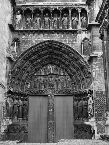 Ancient Gothic Cathedral in Bordeaux, France