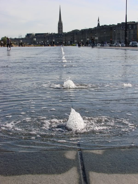 Rainwater Fountains in Bordeaux, France