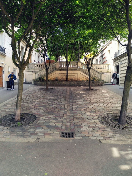 Serene Parisian Street