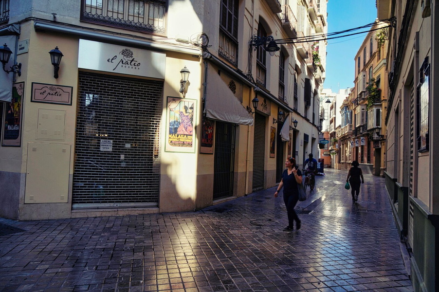 Quaint European Alleyway in the Afternoon