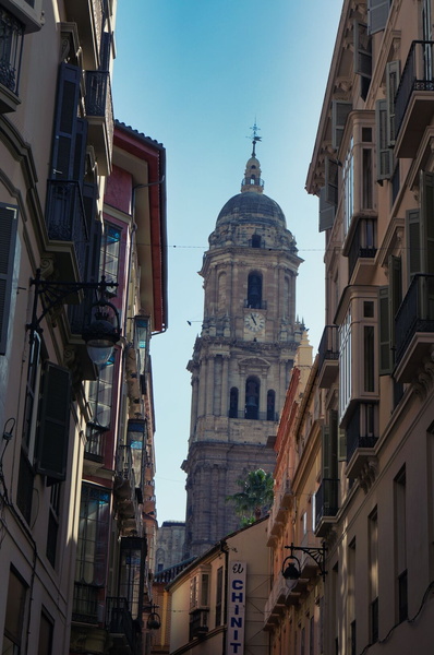 Historic Malaga Street Scene