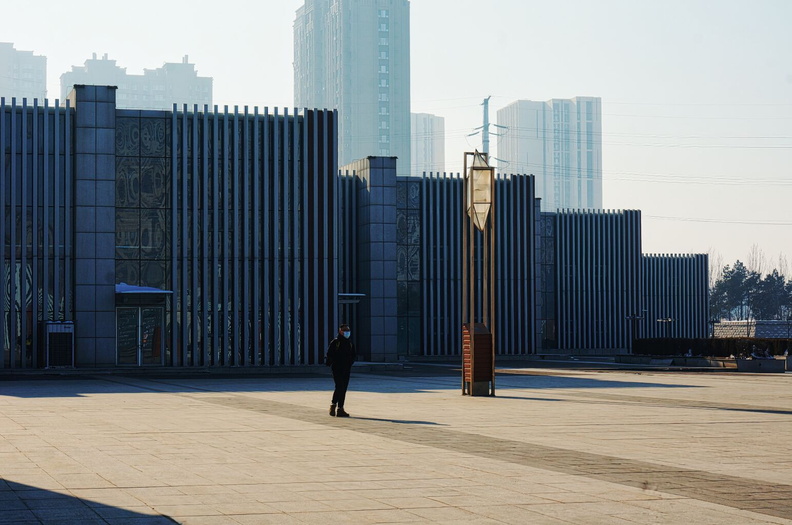 Harbin's Modern Architectural Hub on a Gray Day
