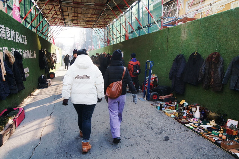 Outdoor Market in Harbin, China