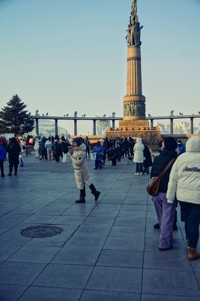 Monumental Statue in Harbin, China