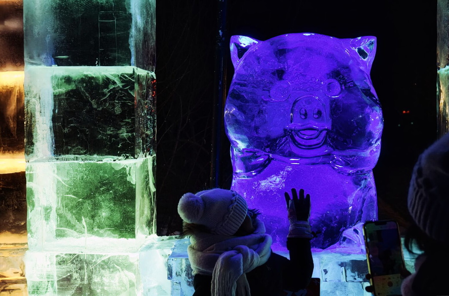 Winter Wonderland: A Harbin Ice Lantern Display