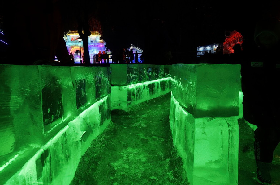Vibrant Ice Art in Harbin, China