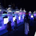 Illuminated Ice Sculptures at Harbin