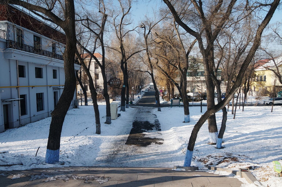 Harbin Street during Winter