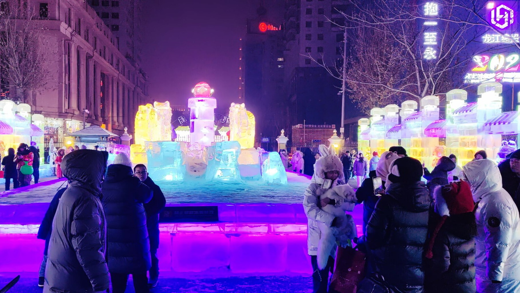 Harbin Ice Festival: A Spectacular Nighttime Event