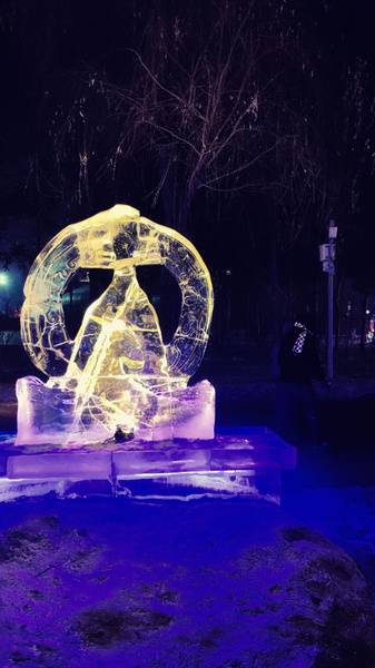 Harbin Ice and Snow Sculpture Festival at Night