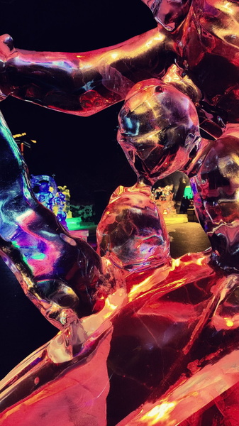 Vibrant Harbin Ice Fest: A Spectacle of Colorful Ice Sculptures