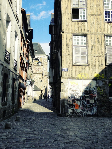 Street Art Alley in Rennes, France
