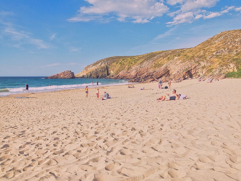 Serene Day at the Beach