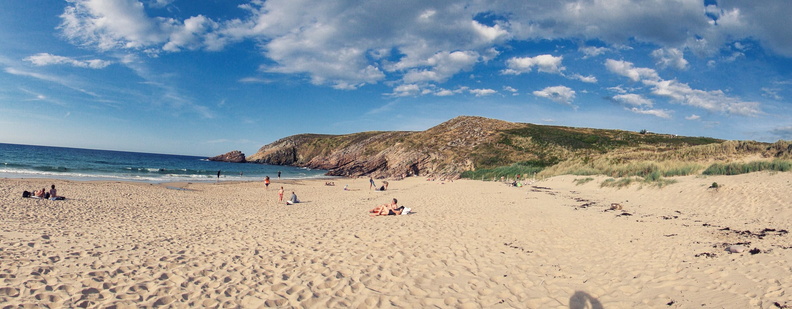 Sunny Day at the French Riviera: Saint-Malo Beach